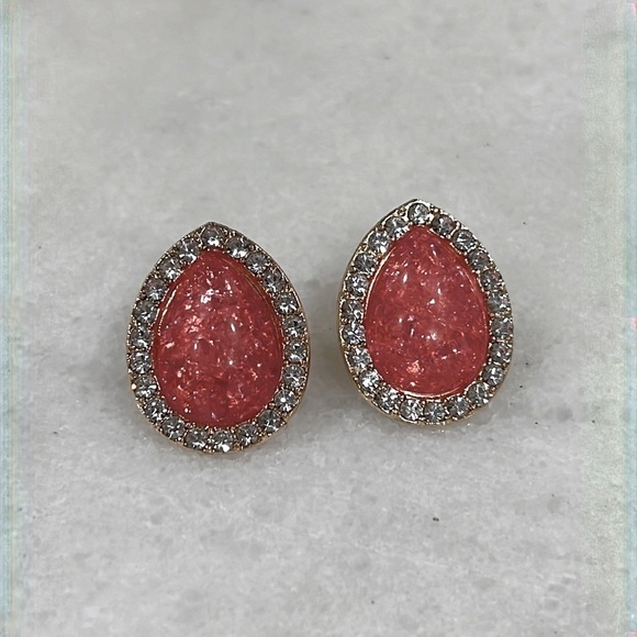 Crystal Ballroom Jelly Rhinestone Earrings - Picture 3 of 4